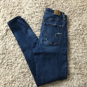American eagle skinny jeans size 2